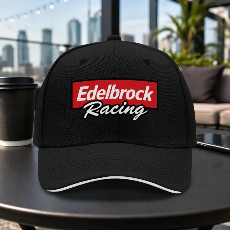 Edelbrock Racing Sandwich Baseball Cap Unisex Adjustable Snapback Hat Multiple Colors