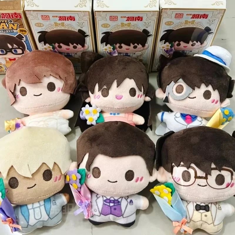 アニメ名探偵コナンシリーズブラインドボックス弁当モデル人形ぬいぐるみ弁当ペンダントフィギュアグッズおもちゃ子供の誕生日ギフト