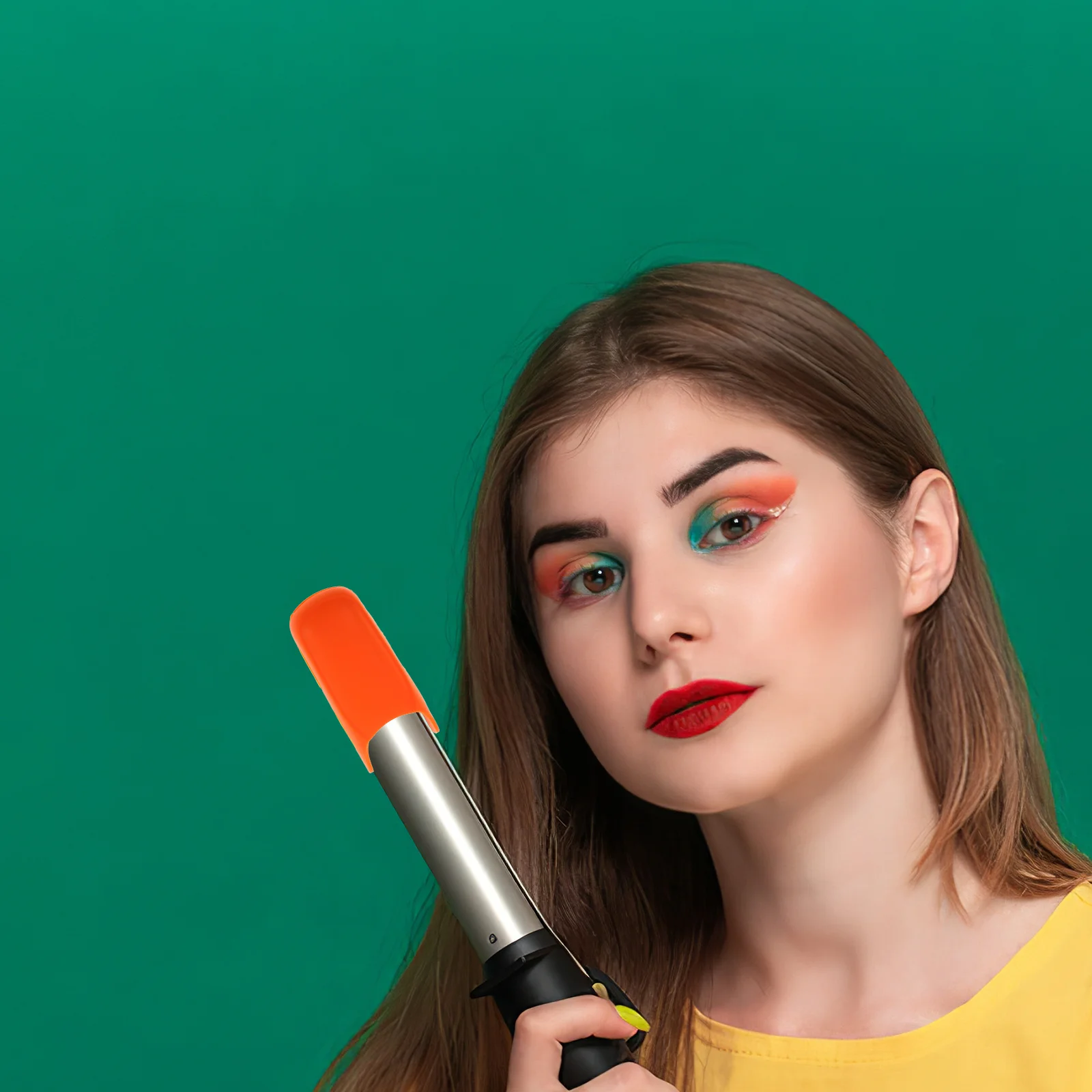 

Heatproof Silicone Sleeve for Hair Tools Curling Iron Handle Cover Anti Slip Grip Styling Wand Protector Heat Resistant