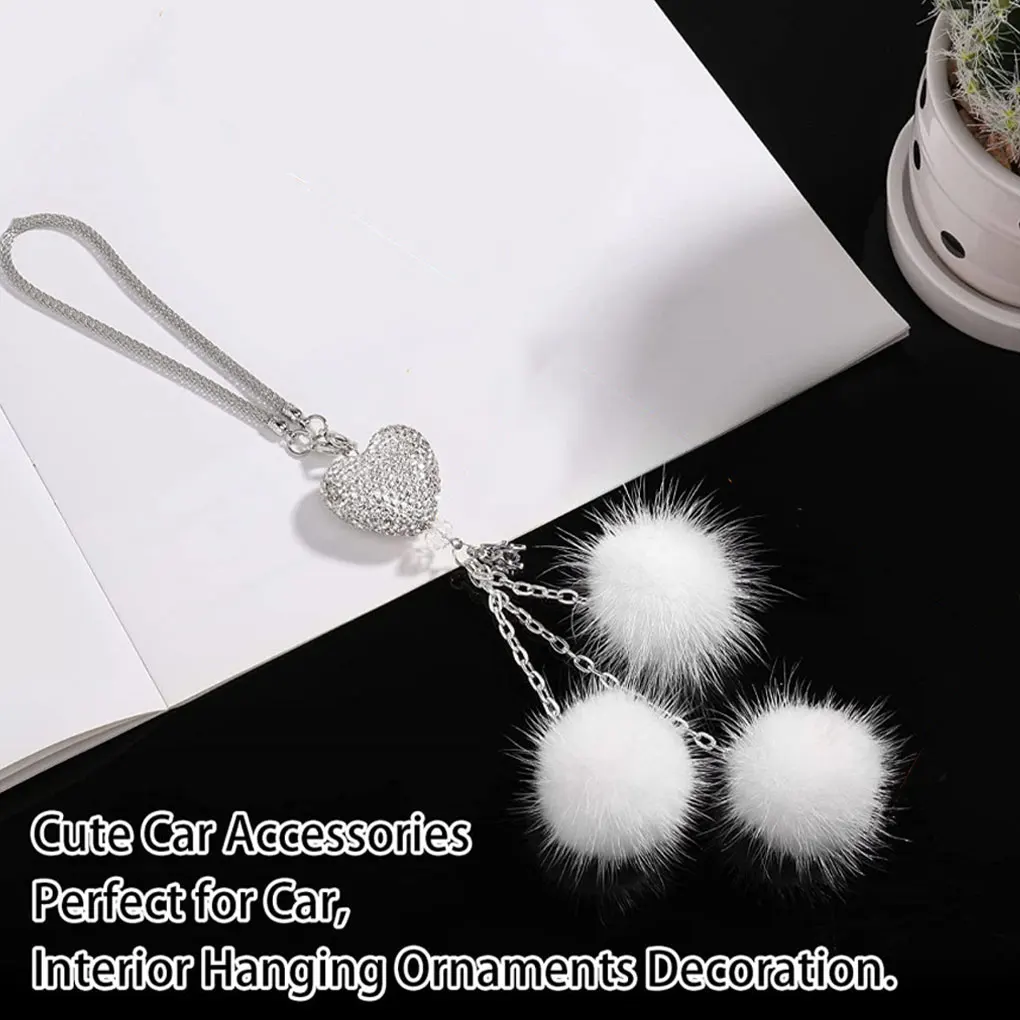 Mirror Ornament Interior Pendent Zinc Alloy Craftsmanship Hanging Decor