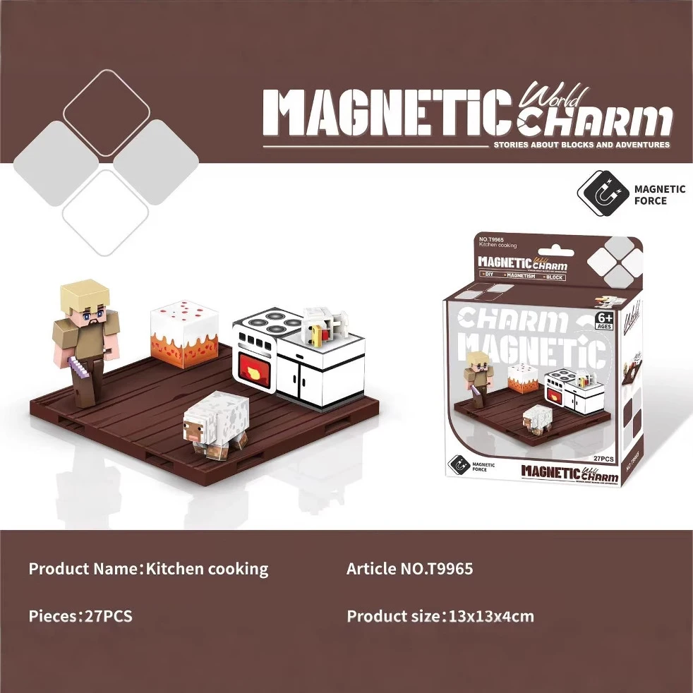 Jouets de construction pour enfants, ensembles de blocs magnétiques, modèle mondial magnétique pour garçons et filles, Cubes sensoriels STEM Montessori, cadeaux pour tout-petits