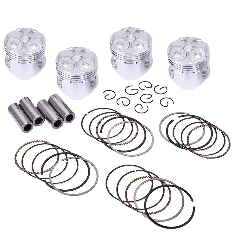 

48mm Pin 14mm STD 250CC Motorcycle Engine Parts Piston Rings Kit for Yamaha 3LN FZR 250RR FZR250RR EXUP FZR250 Fazer