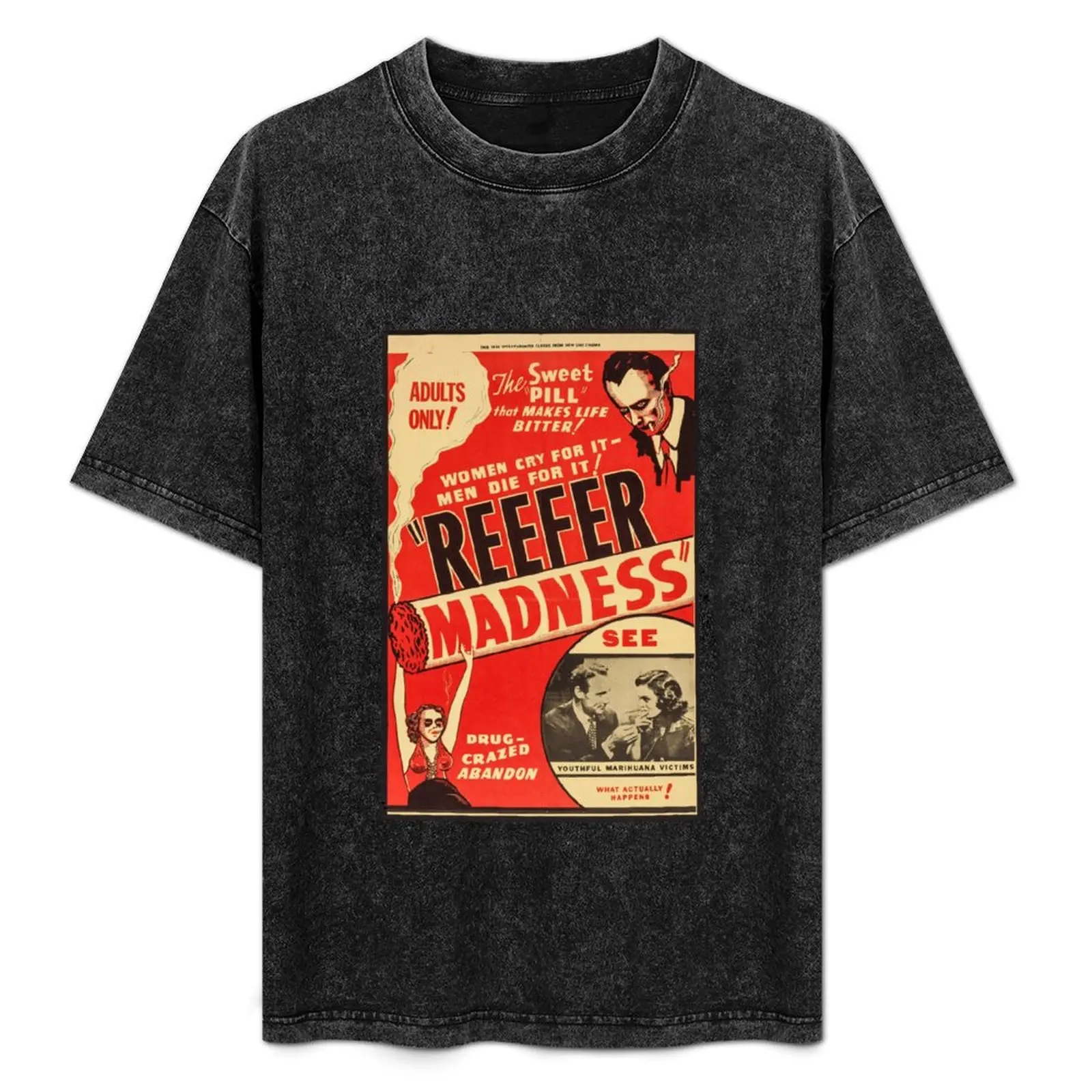 

Movie Poster Reefer Madness T-Shirt Independence Day Short Sleeve T-Shirt