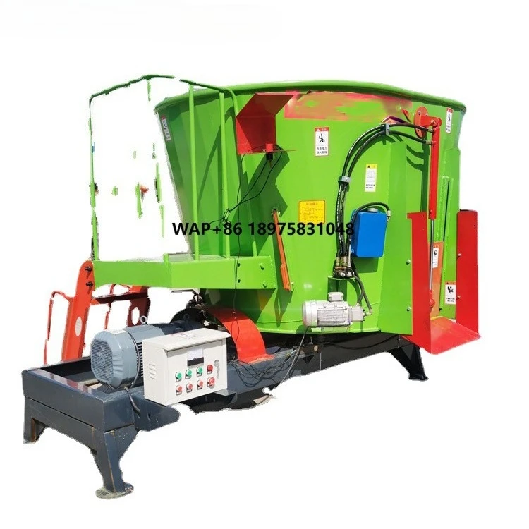 2025 Hot Sales Cattle Sheep Feed Mixer  High Efficiency Animal Feeds Mixer Machine  Feed Pellet Making Machine