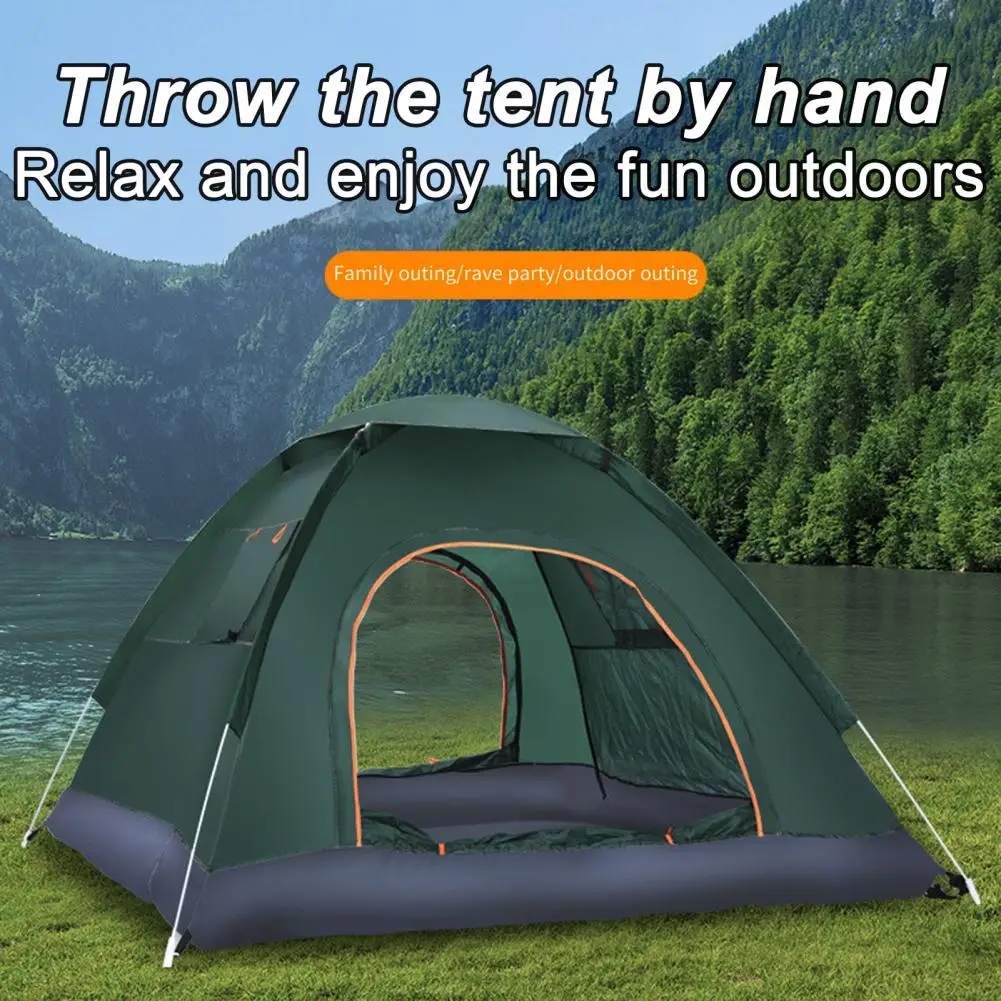 

Camping Tent with Hook Portable Automatic Camping Tent with Uv Protection Waterproof Breathable Family Sun Shelter for Beach