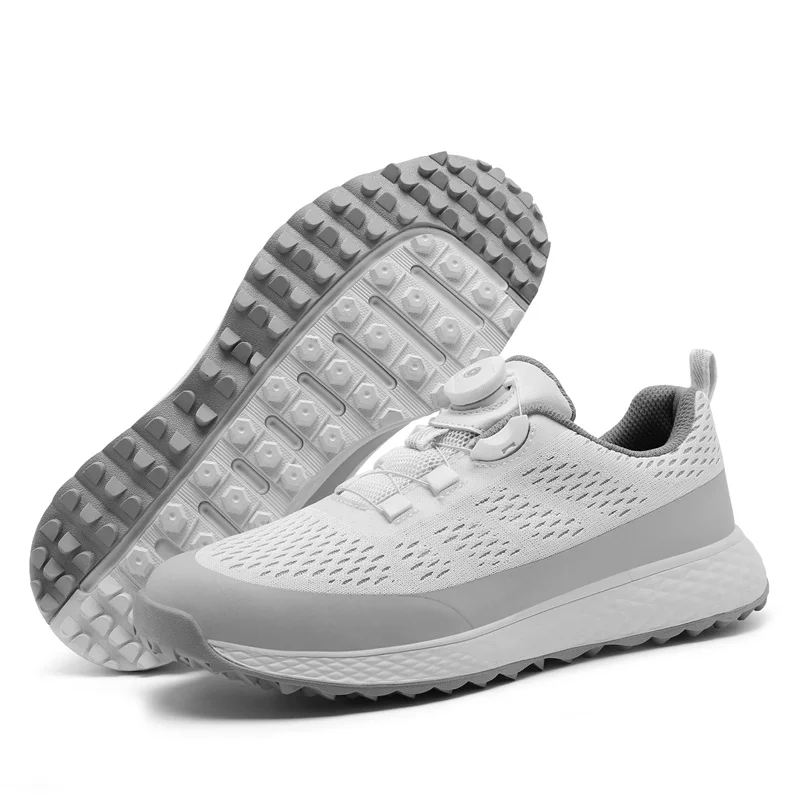

Professional Mens Outdoor Lawn Golf Shoes Lightweight Breathable Sports Shoes Men Non-slip Wearresistant Walking Shoes