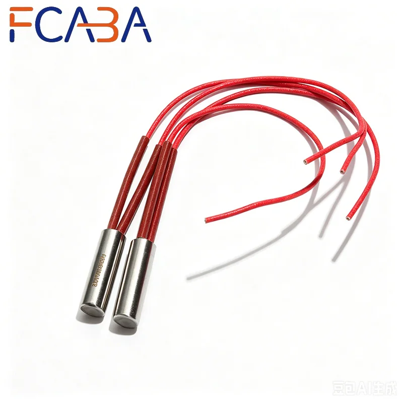 

10pcs 201SUS 12x25-80mm Heating Tube Cartridge Heater 75W-250W 110V/220V/380V High Quality Durable Single End Heating Element