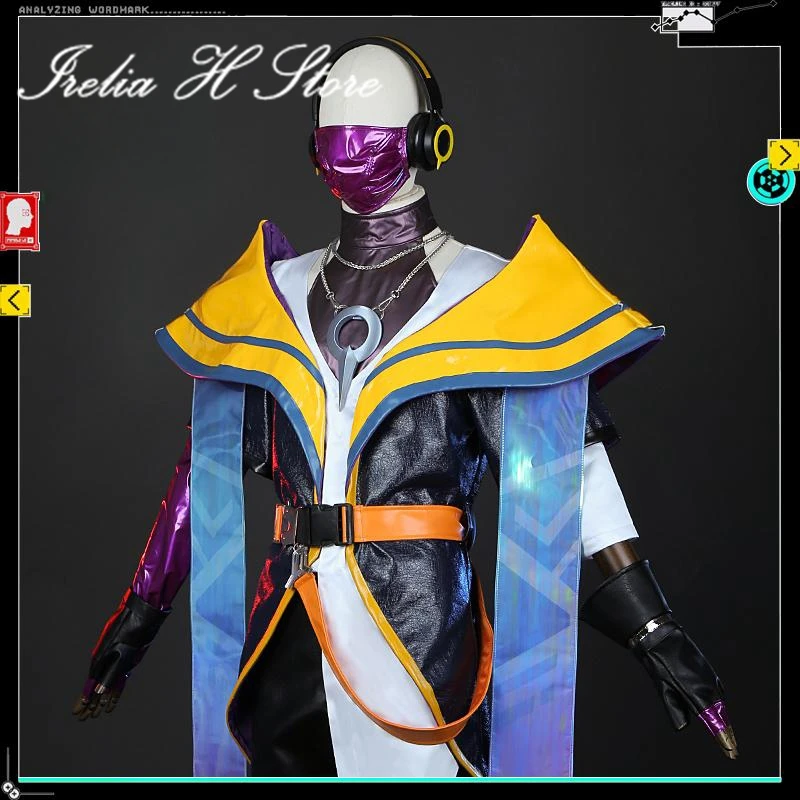 Irelia H store-disfraz de Aphelios de LOL, HEARTSTEEL, Aphelios, PU, para hombre, para Halloween