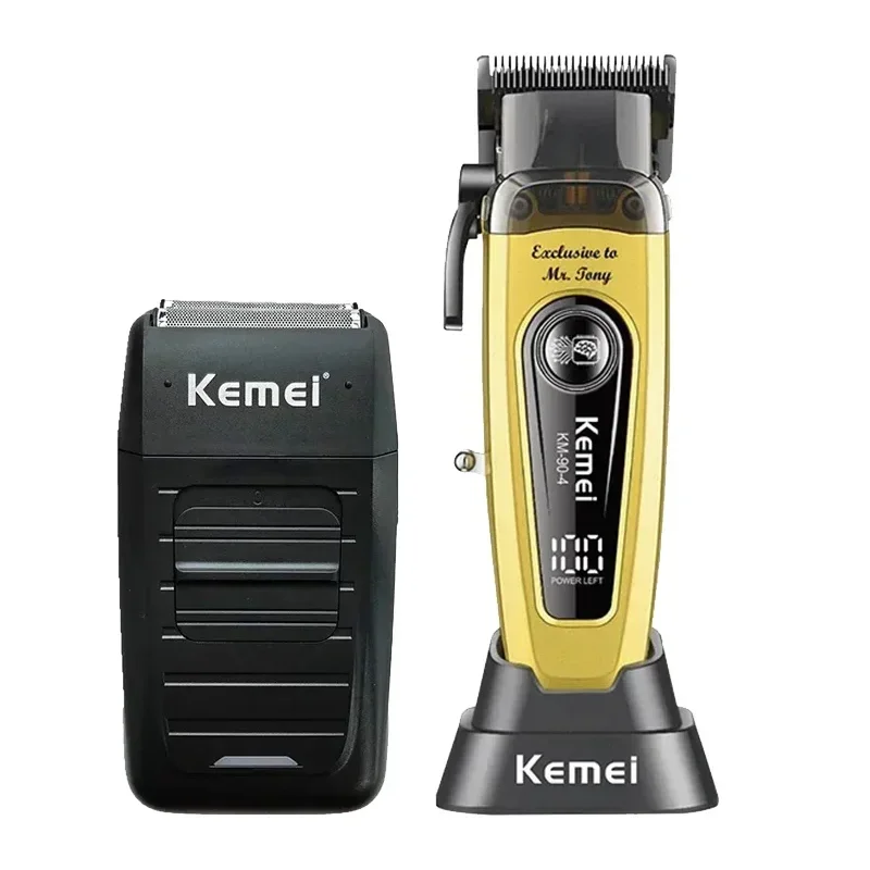 

Kemei 11500 об/мин перезаряжаемые машинки для стрижки волос парикмахерский беспроводной триммер для волос бритва мужская машина для стрижки волос KM-2299 KM-90-4 KM-1102