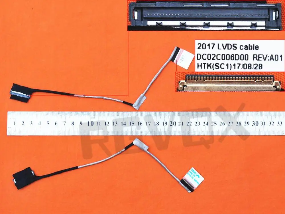 

New LCD LED Video Flex Cable For Thinkpad T440 T450 T460 Aiv10 PN: DC02C006D00 Replacement Notebook LCD LVDS Cable