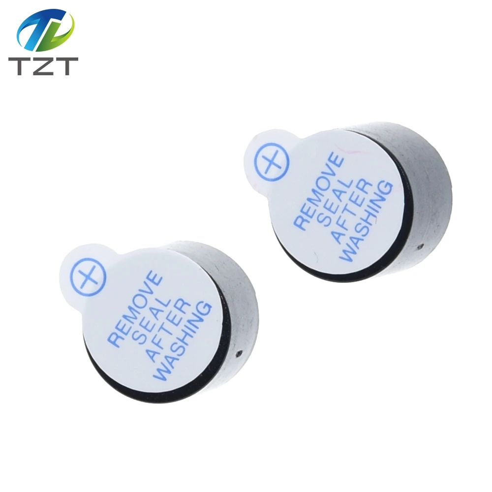 50PCS 5v Active Buzzer Magnetic Long Continous Beep Tone Alarm Ringer 12mm MINI Active Piezo Buzzers Fit For Computers Printers