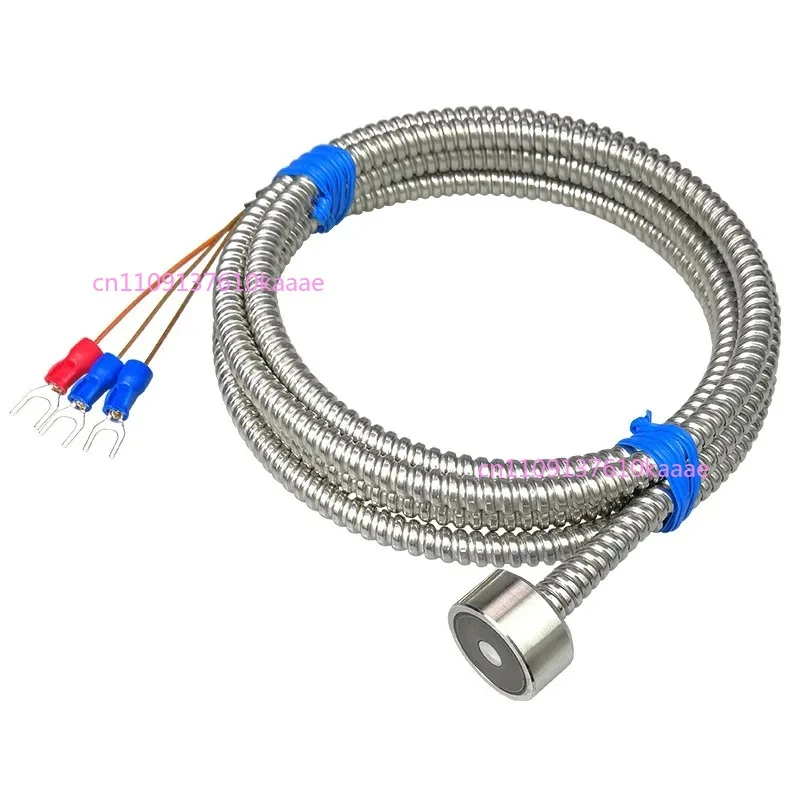 

High Temperature Magnet Temperature Sensor with Protective Sleeve Metal Hose K Type Adsorption Thermocouple