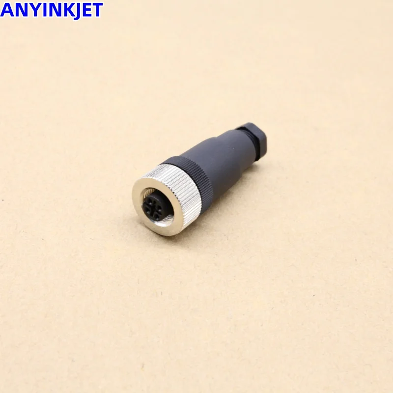 For Imaje 4pin DIN plug connector for Markem-Imaje S4 9040 S8C2 S8 9018 9028 inkjet coding printer