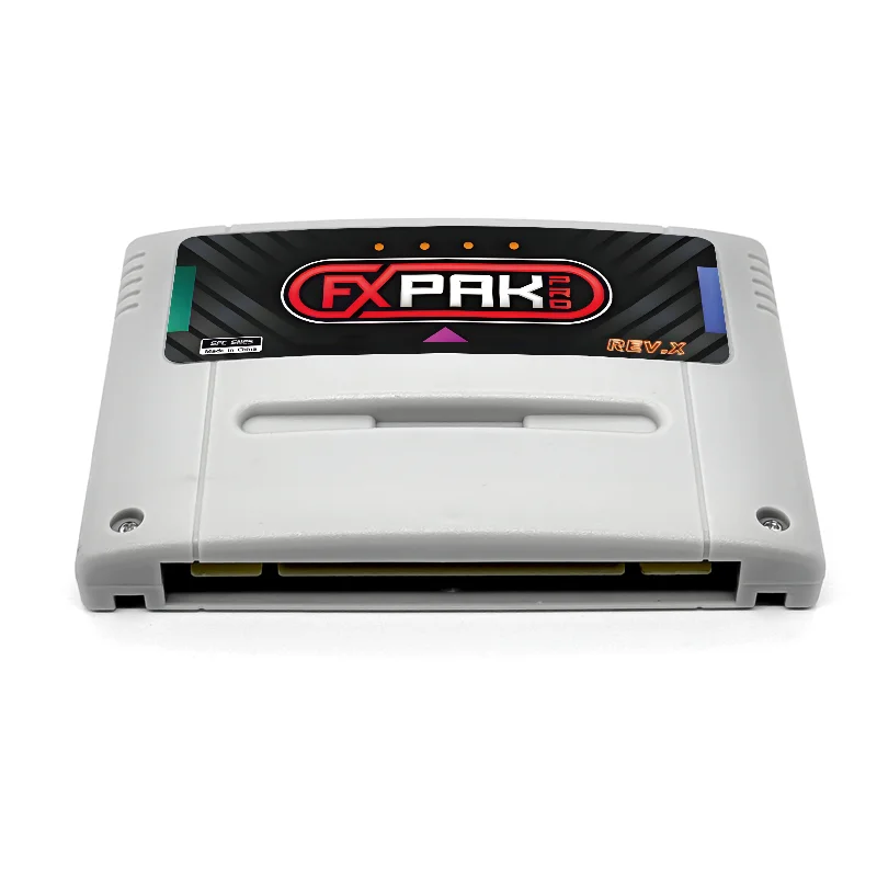 Fxpak Pro SD2 Rev. X-versie SNES Gane-cartridge gemaakt in China voor SFC SNES 16-bits videogameconsole met 8G-kaart