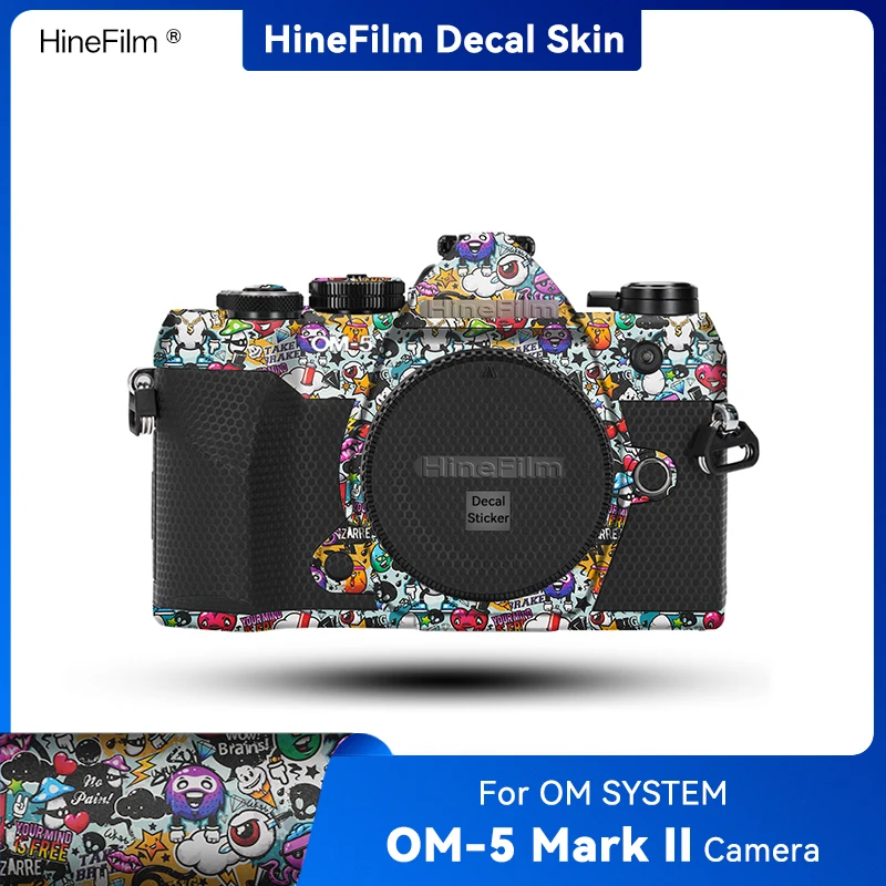 

Hinefilm for Olympus OM5 M2 Camera Decal Skin O-M5 II Wrap Cover for Olympus OM-5 Mark II Camera Sticker OM5 II Protective Film
