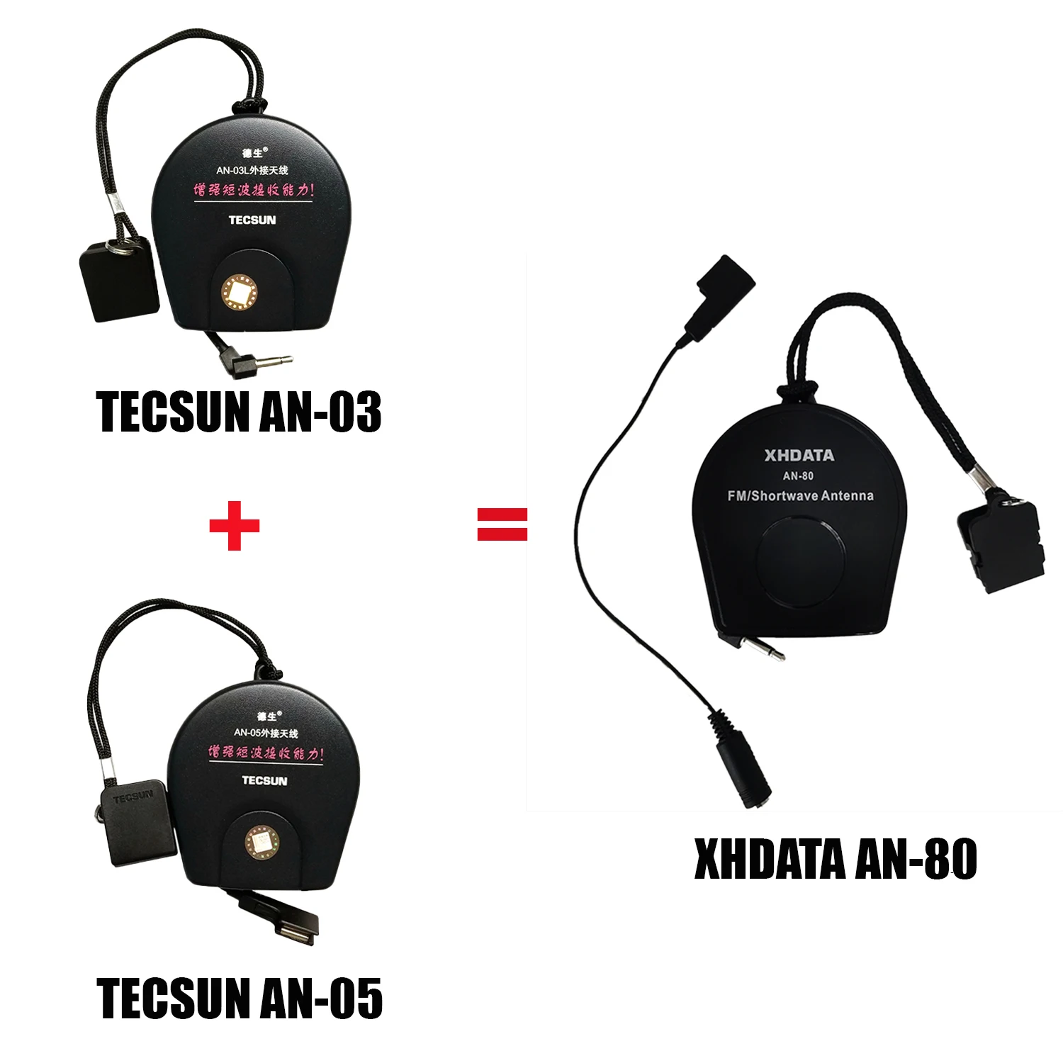 XHDATA AN-80 External Antenna Suitable with all Radio Receiver Enhance SW band