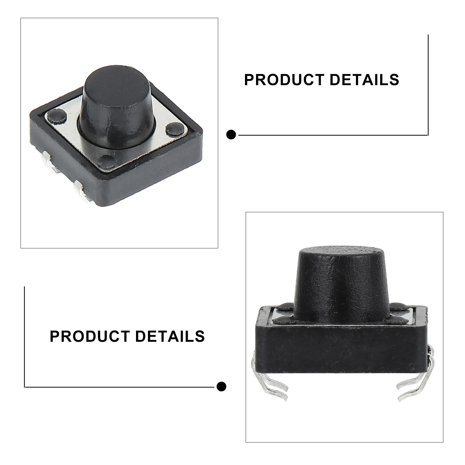 

140pcs Waterproof Touch Pads Push Button Switch Kit for Electronics Stable Performance Ideal Breadboard Size Easy