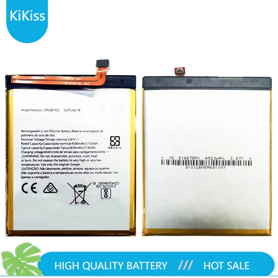 Mobile Phone Battery LPN387450 4630mAh for Nokia N910 XR20 X20 TA-1362