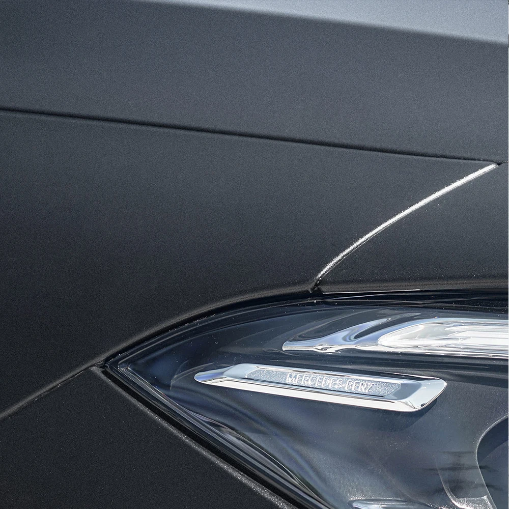 

Матовая черная виниловая пленка для автомобиля, мотоцикла, клейкая виниловая пленка для обертывания кузова, водонепроницаемая ПВХ-наклейка без пузырьков, автомобильные аксессуары