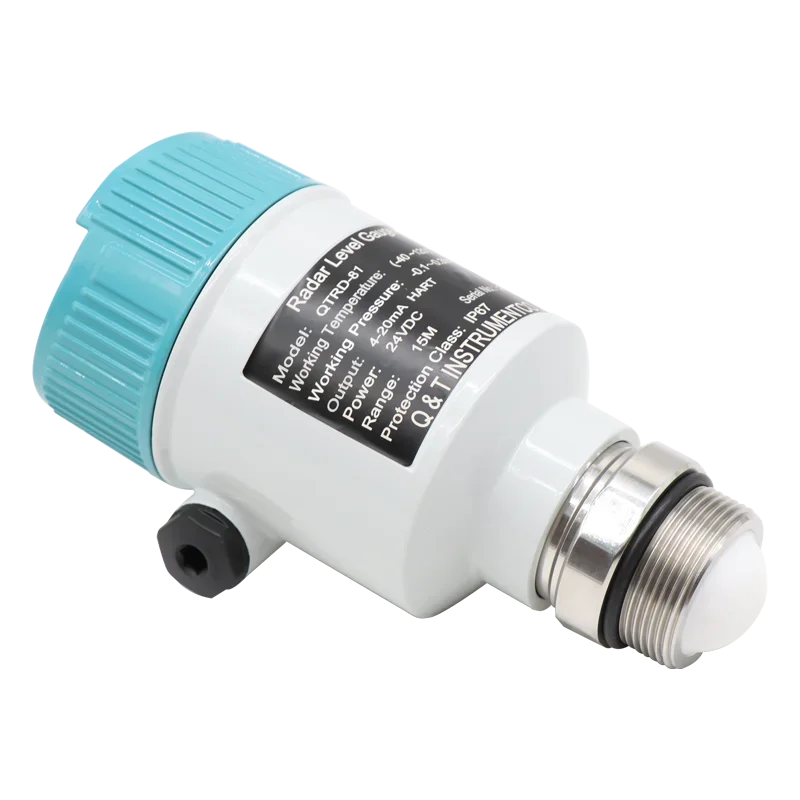 ความแม่นยําสูง 80 GHZ เครื่องวัดระดับเรดาร์ผลิตภัณฑ์เครื่องวัดระดับเรดาร์วัสดุที่เป็นของแข็ง