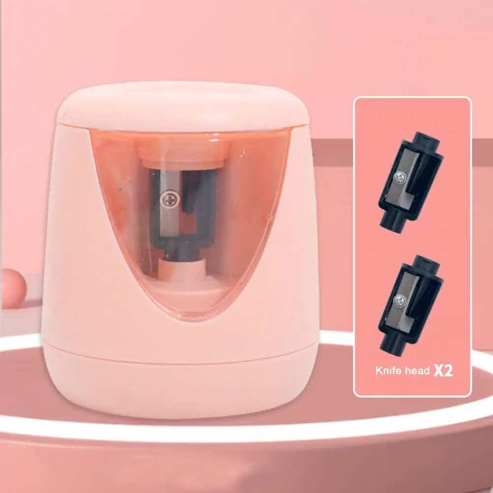 ポータブル充電式電気鉛筆削り、時間節約研ぎ器、学生に最適な学校、6〜8mm