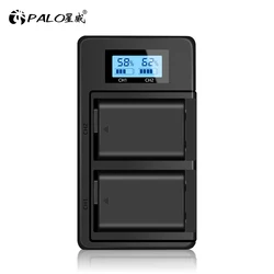 PALO EN-EL25 ENEL25 EN EL25 LCD Dual Channel Charger for Nikon Z50 ZFC Z 50 Z FC MH-32 Camera Battery