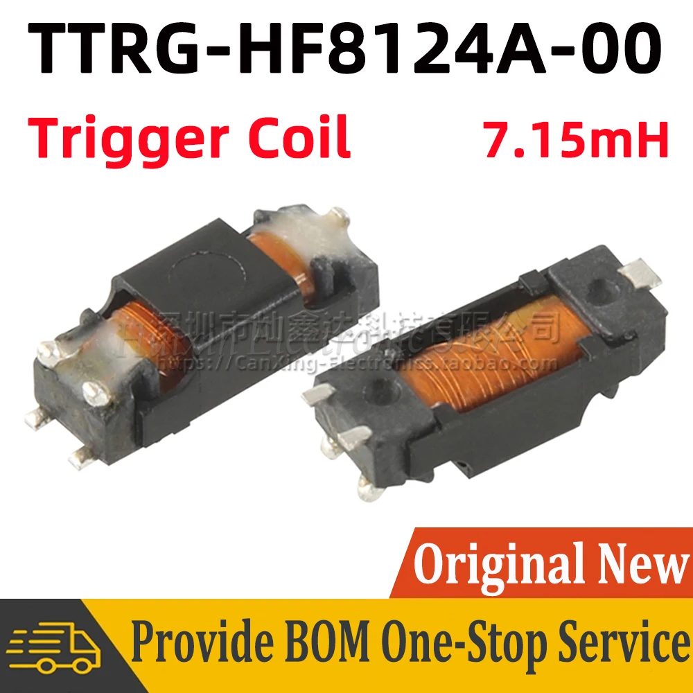 

5pcs TTRG-HF8124A-00 TTRG HF8124A00 patch miniature for mobile phone flash Light tube trigger coil 7.15mH inductance inductor