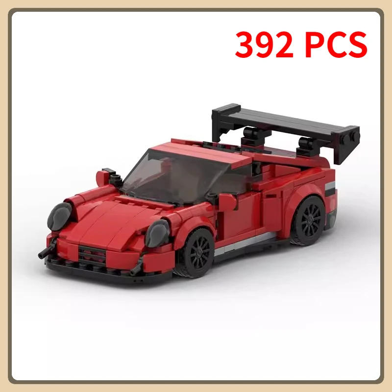 

Серия Speed, роскошный автомобиль Carrera, гоночный автомобиль, строительный блок MOC Porscheed 911, украшение в сборе, модель-головоломка, детская игрушка, подарок на день рождения