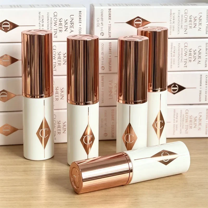 CT Skin Sheer Glow Tint Hydrating Foundation Stick Lasting Concealer Blush Stick Water Light Sensation Cream Texture Cosmetics