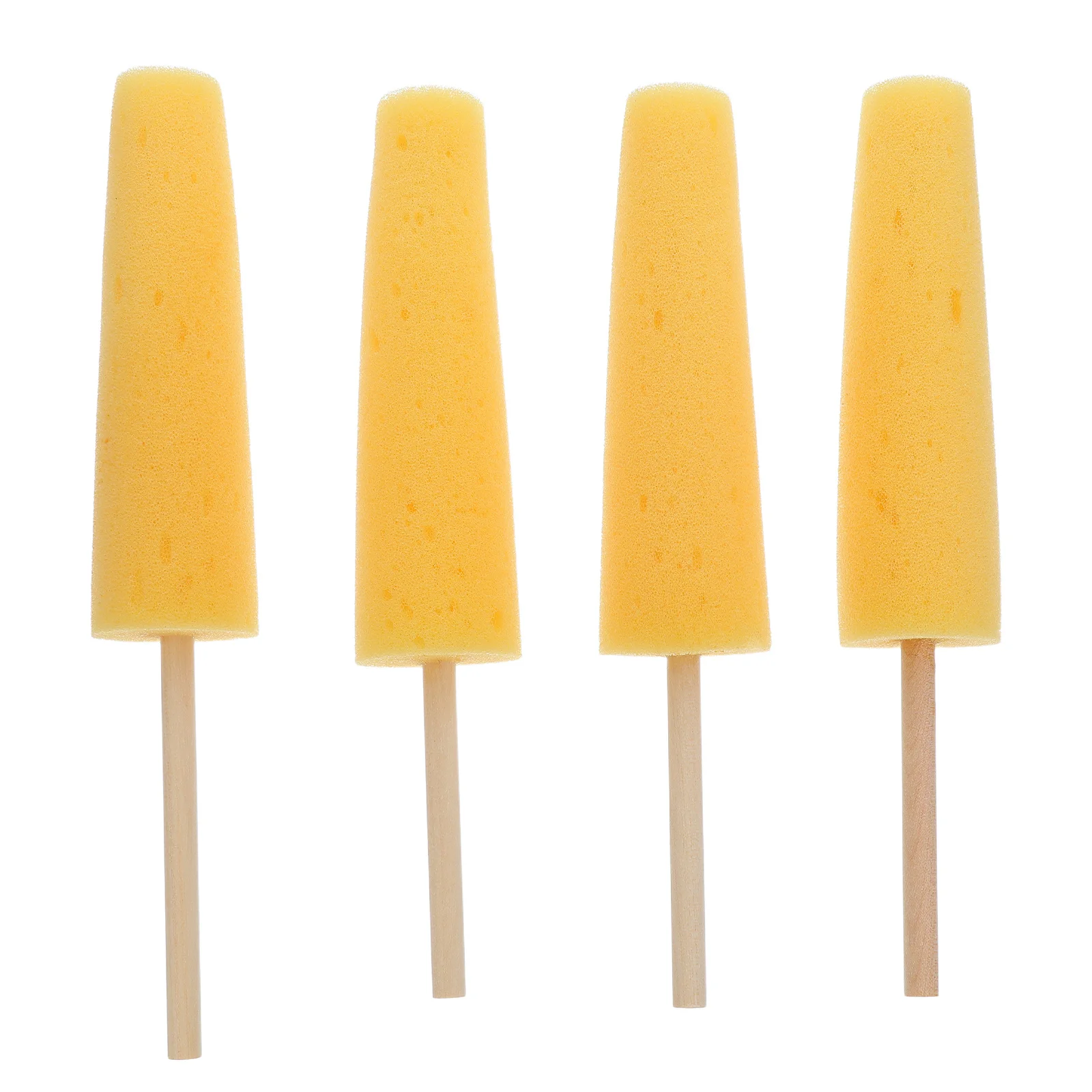 

4Pcs Sponge on Stick for Ceramics Precision Shaping and Cleaning - Flexible Clay Sculpting Sponges for DIY Pottery Making and