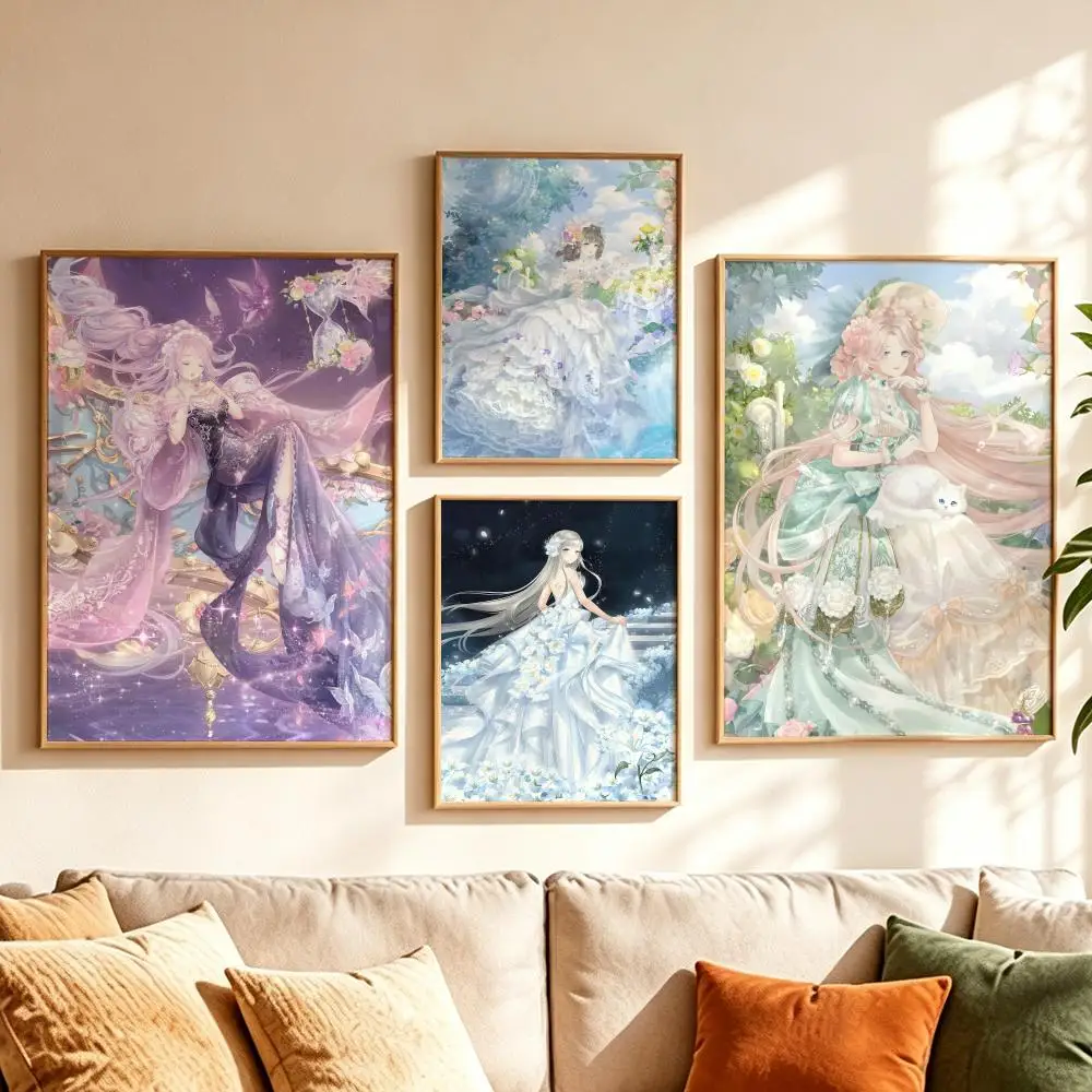 Affiche artistique esthétique M-Miracle Nuannuan, autocollants muraux imperméables auto-adhésifs pour décoration murale de café, pub, hôtel