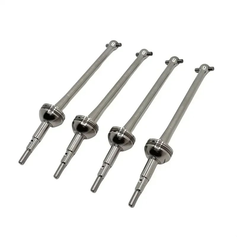 

FOR MJX 10208 V1 4pcs Metal Drive Shaft CVD Driveshaft 1/10 RC Car Upgrade Parts Accessories