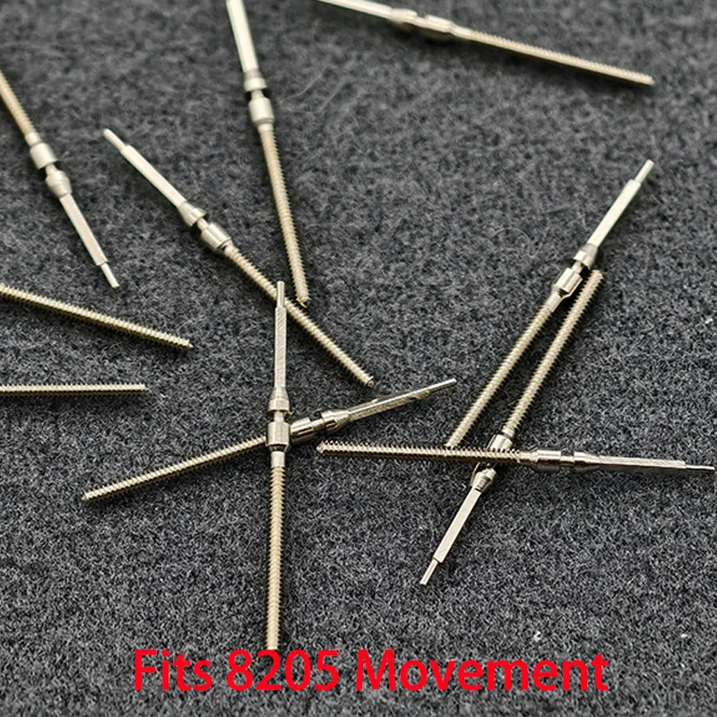 

2pcs/4pcs Watch Crown Stem Spare Parts Crown Watch Steel Stem Kit Fit 8205 Automatic Mechanical Movement Stem Watch Parts