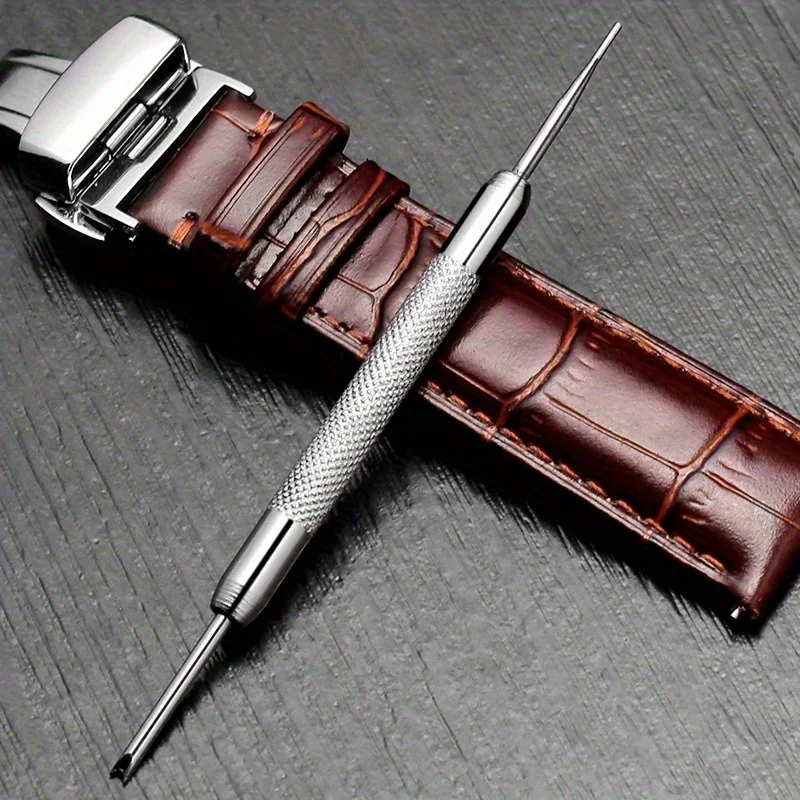 2pcs  Metal Bracelet Opener, Strap Spring Bar Replacement, Connecting Pin Remover, No Power Required, Essential Watch Repair Kit