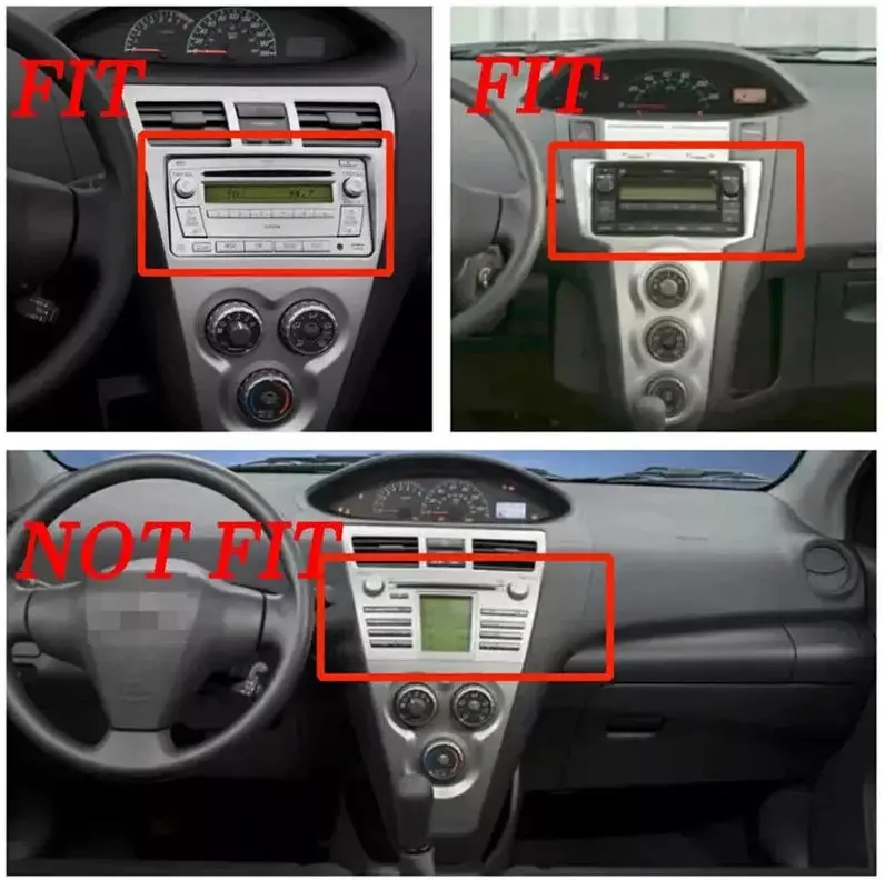 7 ''для Toyota Yaris 2007-2011 GPS автомобильный радиоприемник стерео беспроводной Carplay Apple Android 15 авто реверсивное изображение Navi 4 + 64 ГБ