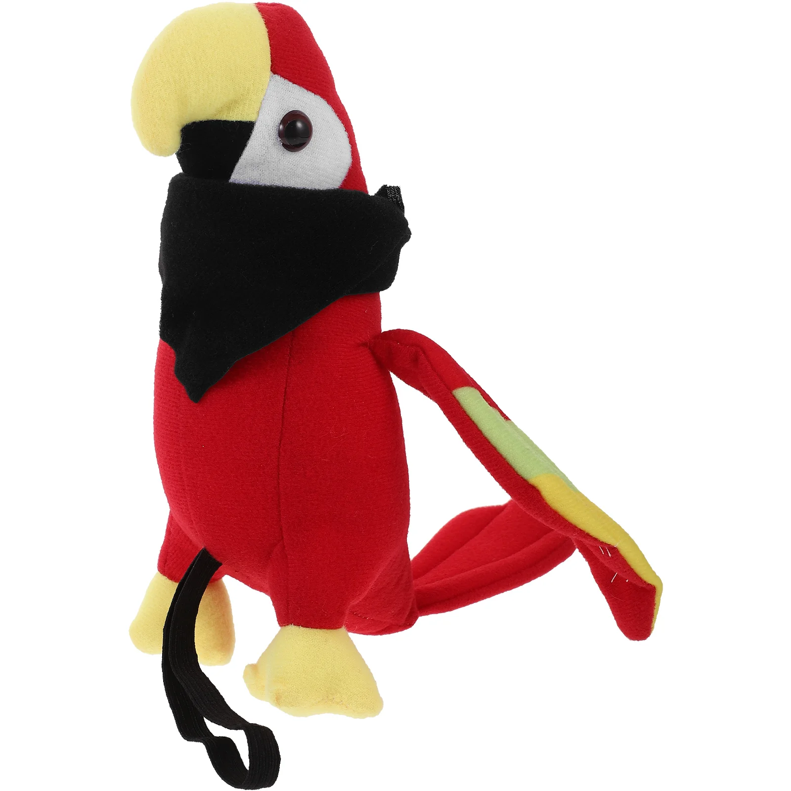 

Stuffed Parrot Bird Model Pirate Costume Supply Toy Realistic Adornment Ornaments Prop Baby