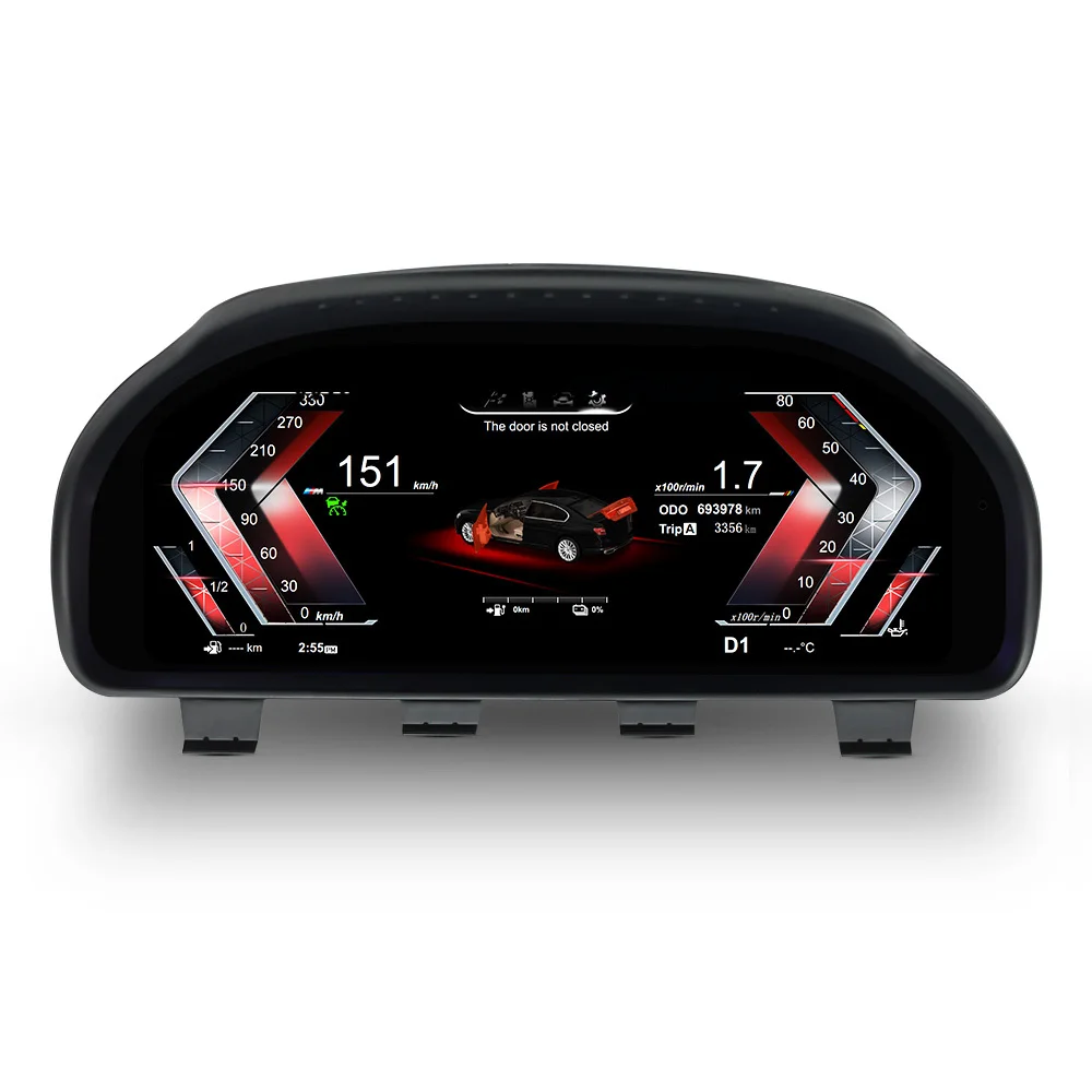 

MEKEDE 12.3" LCD Dashboard Speedometer for Series F10 Digital Cluster Dashboard 5 Series 2011-2016