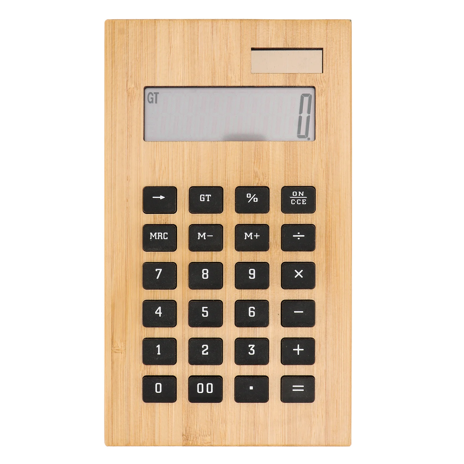 

Calculation Aids Office Stationery Bamboo Calculator Simple Solar for Portable Electronic