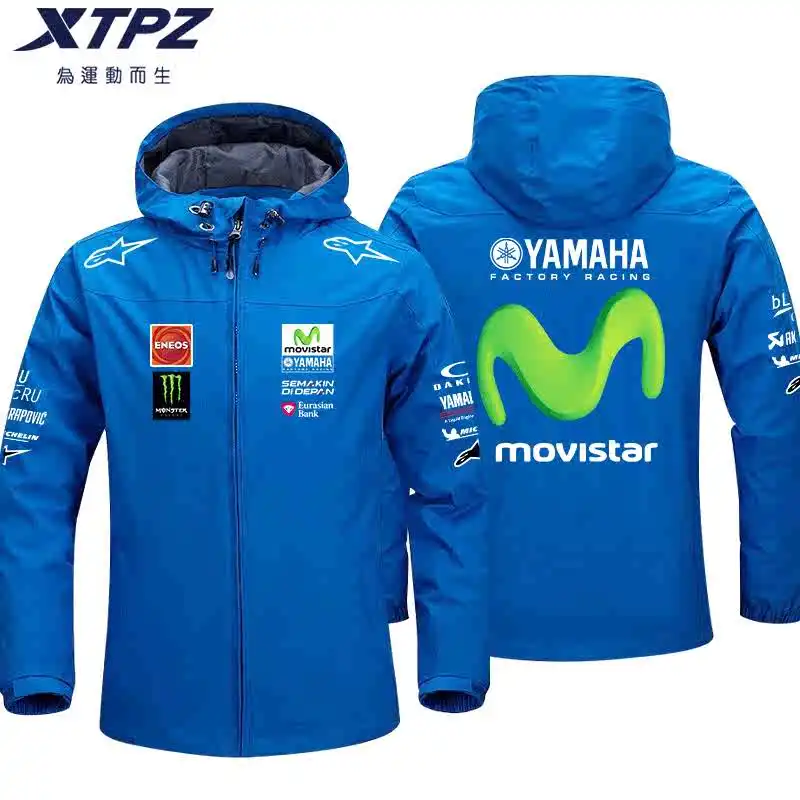 

Yamaha motorcycle assault suit windproof riding suit factory team jacket hooded motorcycle racing suit jacket