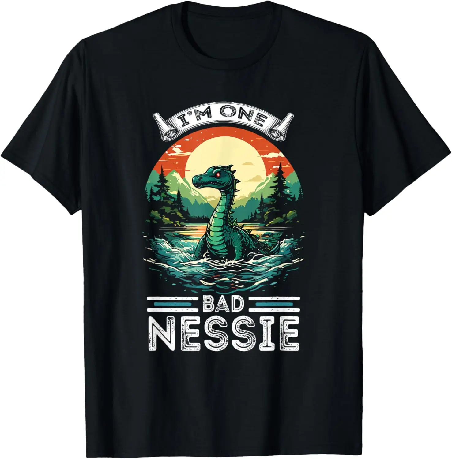 

Nessie Monster Scotland Loch Ness Research T-Shirt
