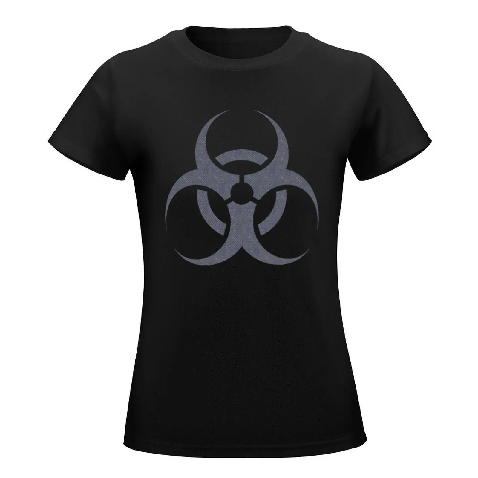 Biohazard T-Shirt graphics blacks heavyweights sweat tight shirts for Women