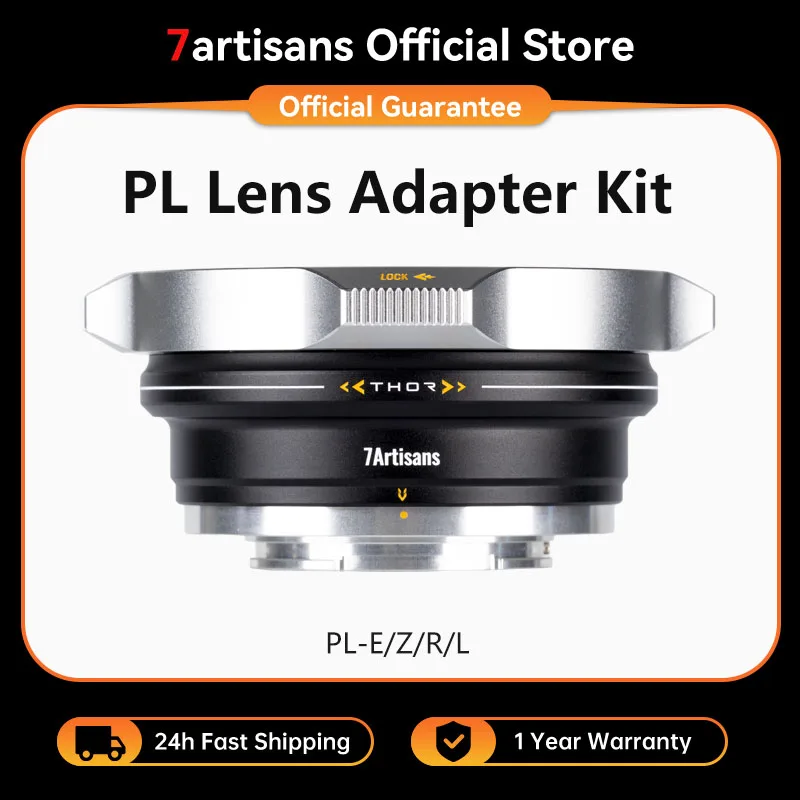 7artisans PL-E/RF/L/Z Lens Adapter for PL to Sony E PL to Canon RF PL to Leica L PL to Nikon Z Lens Adapter