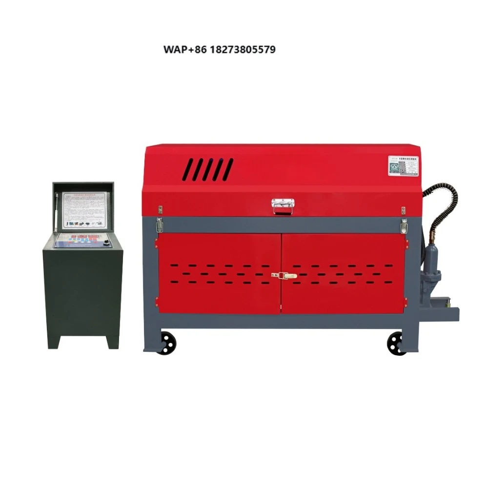 Automatic Rebar Straightener and Cutter 6-10MM Coil Steel Wire Straightening and Cutting Machine
