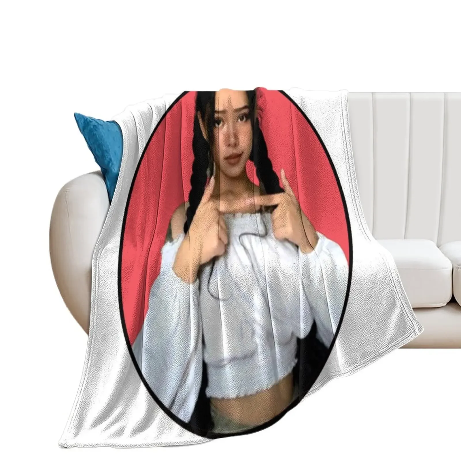 

Bella Poarch Throw Blanket Comforter manga sofa bed Blankets