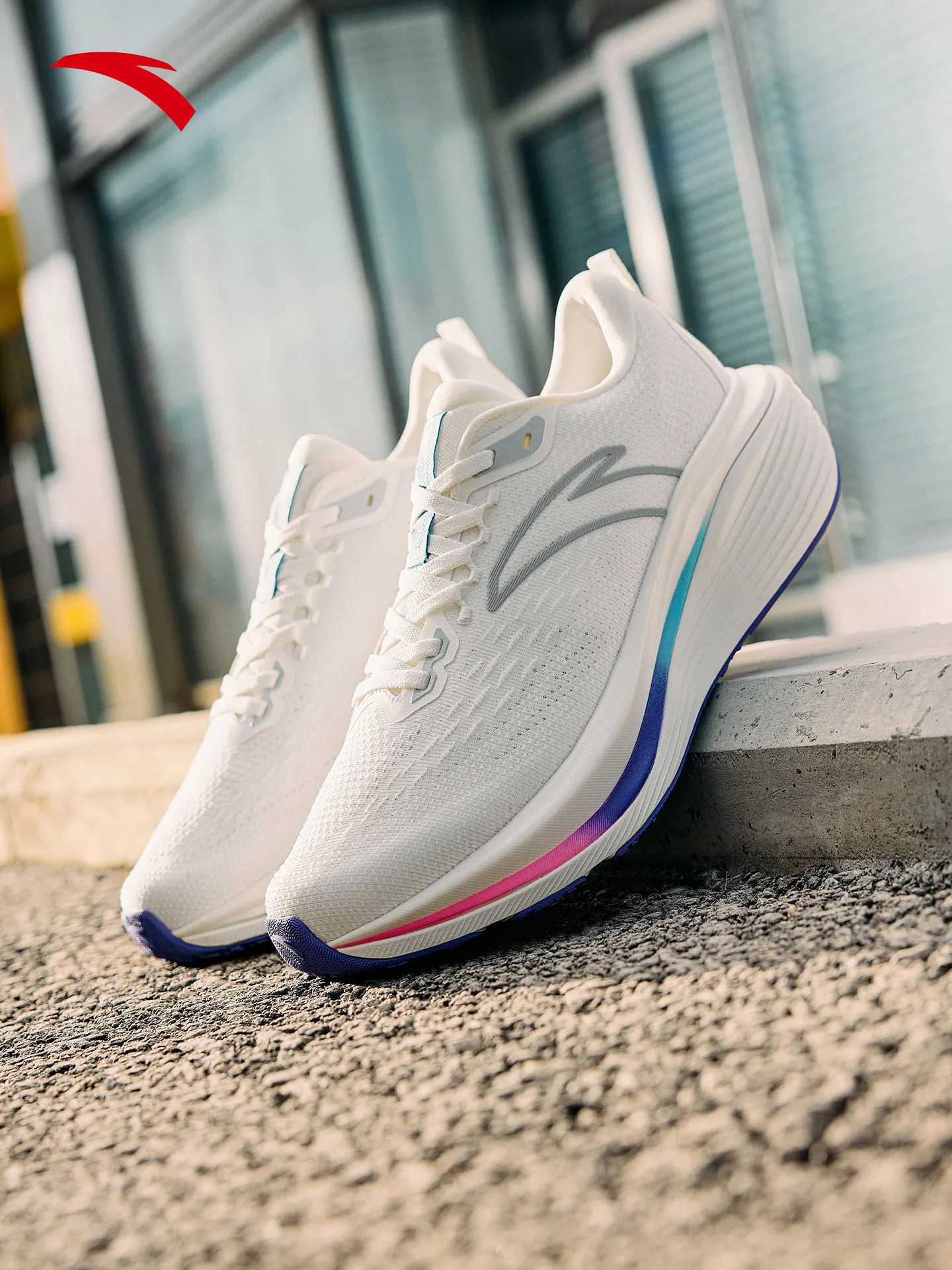 ANTA PG7 LIYANG Men's heavy-duty shock-absorbing slow-running shoes winter new style wear-resistant soft-soled sports shoes