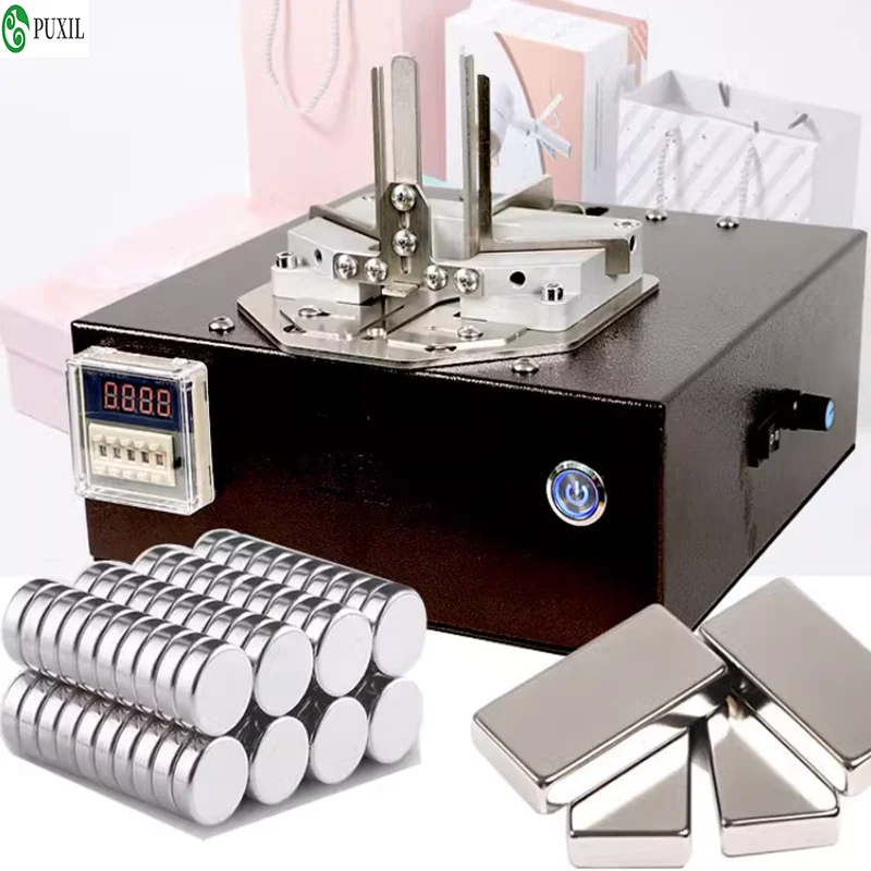 Magnetic Separator Machine 0-60 times/min Round Square Electronic Separator V-shape Auto Magnet Splitting Machine