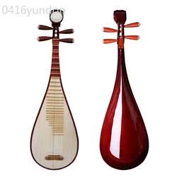 Professional Pipa Aldult Lute Chinese Ethnic Music Instrument Traditional Oriental Stringed Musical Instruments with Accessories