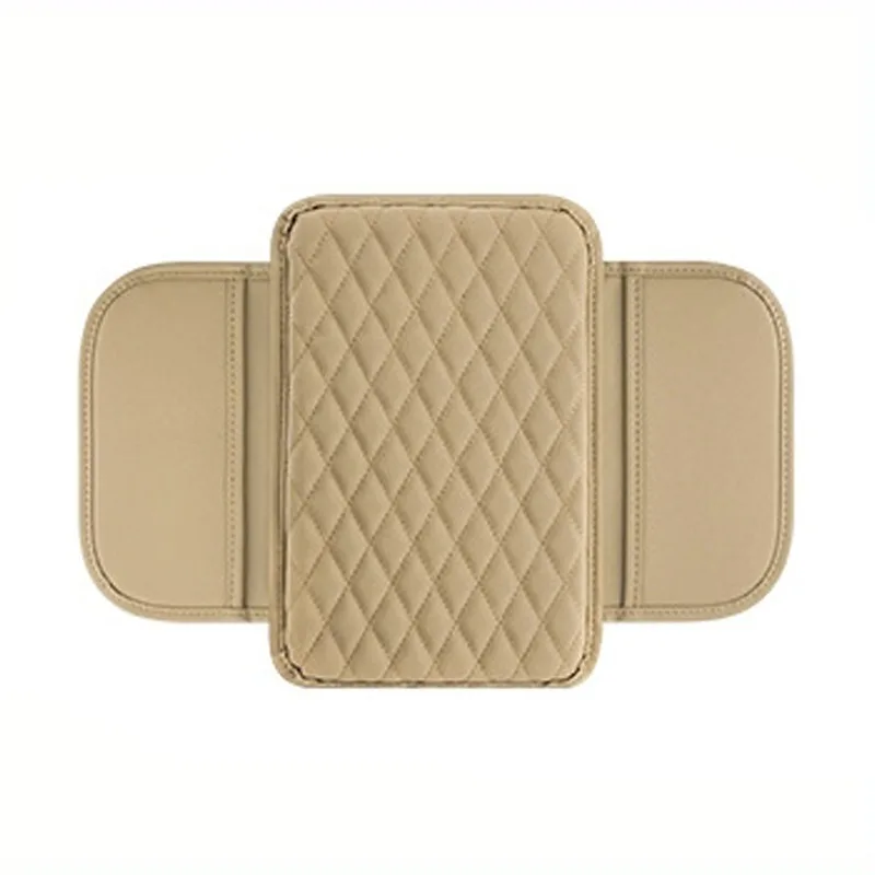 

PremiumCar ArmrestCushion 4 Side Pockets USB Slot Ergonomic Design Relieves Fatigue Fits Toyota Honda Ford Waterproof PU Leather