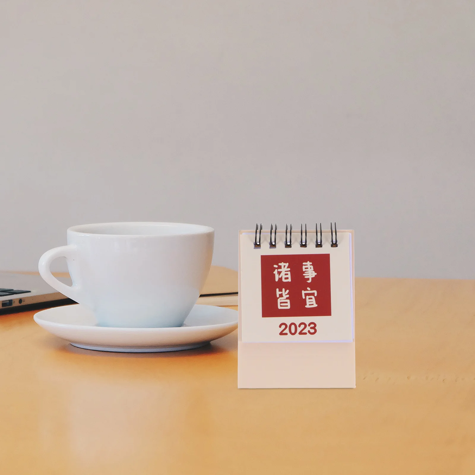

6Pcs Mini Desk Calendars Household Chinese Style Decorative Standing Month Calendar Office Student Daily Use Supplies