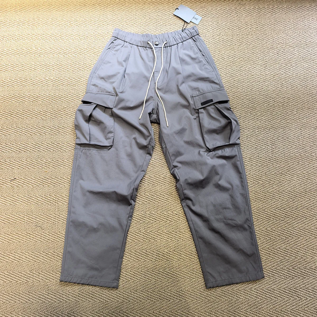 Amekaji Wear Big Pocket Cargo Japanese Casual Pants Wash Loose Cargo Pants Tapered Pants